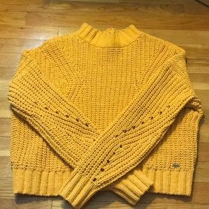 Yellow Hollister Sweater